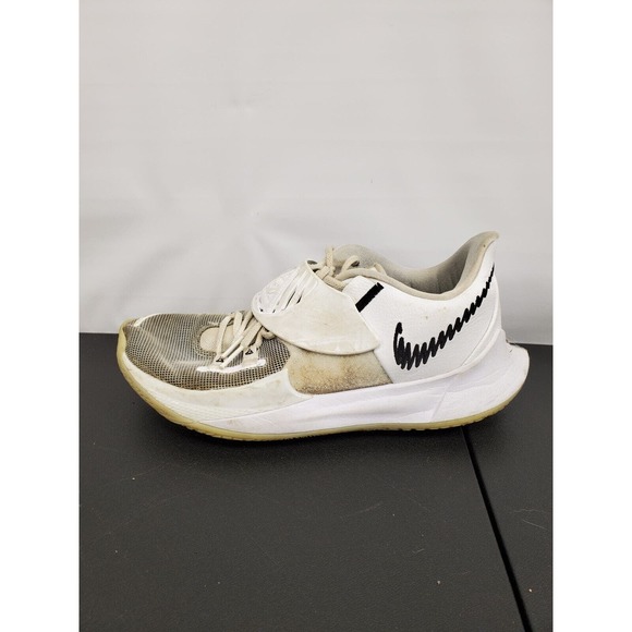 Nike‎ Kyrie Low 3 Eclipse CJ1286-100 Athletic Sneaker White Lace Up Mens Size 10 - Picture 4 of 15